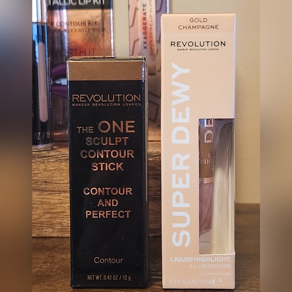 MAKEUP BEAUTY BUNDLE 10pc REVOLUTION - Picture 3 of 9